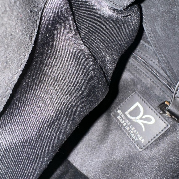 D2 Hobo Black Suede Leather - Picture 6 of 7